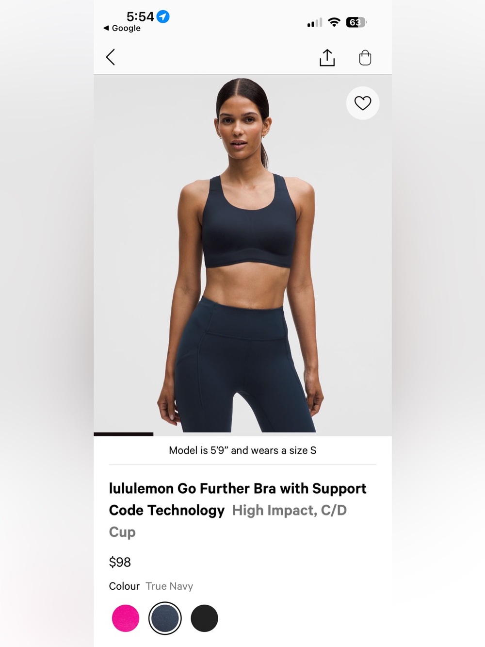 Lululemon Go Further Bra